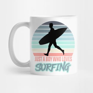 Just A Boy Who Loves Surfing Mug